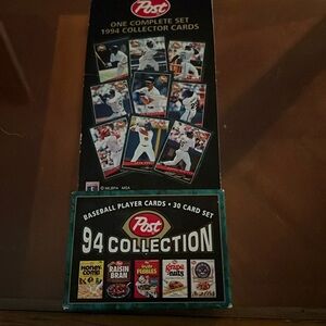 New never opened sealed set promotional for Post Cereal baseball cards 1994